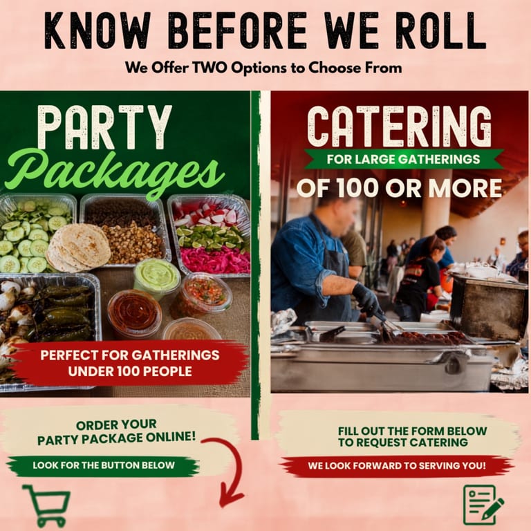 Party Packages & Catering in Tucson